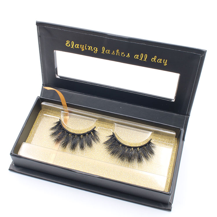 Lashes supplier wholesale private label 3D faux mink eyelash with own brand packaging